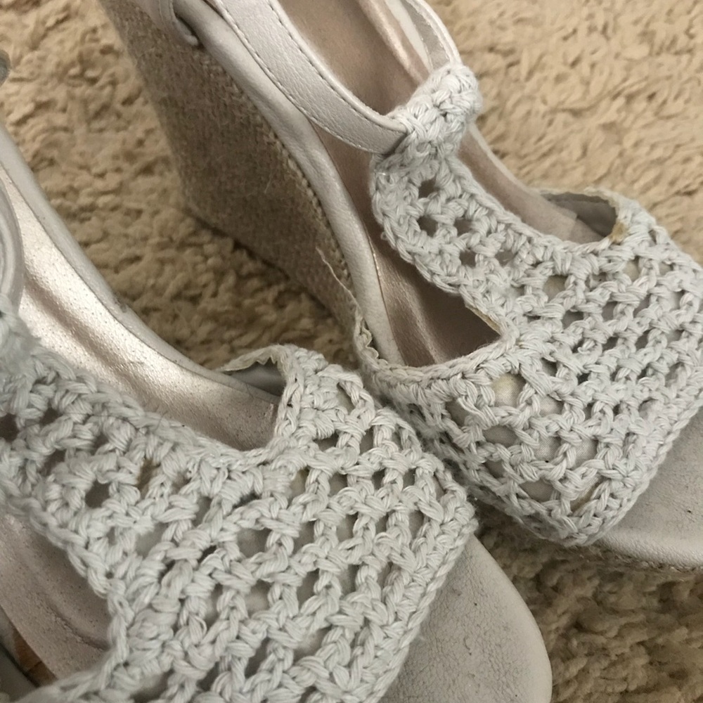 Beige Wedges